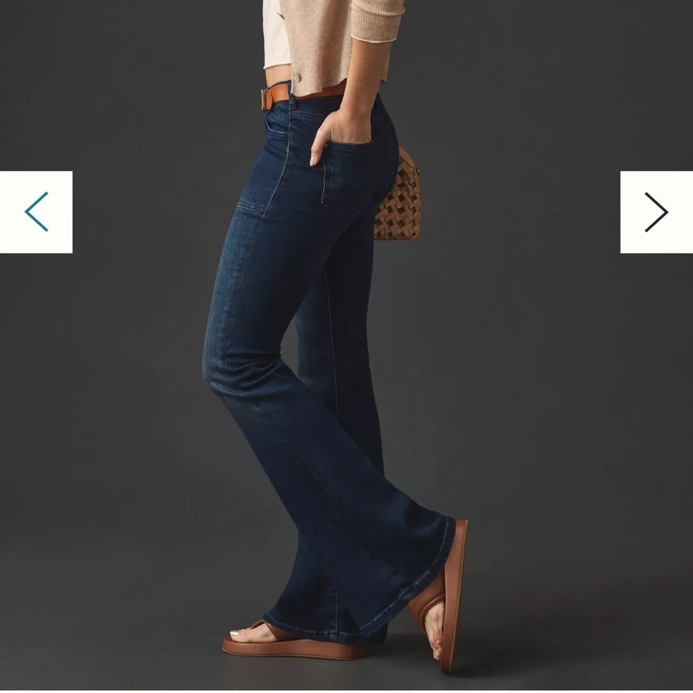 PILCRO by Anthropologie The Icon Low-Rise Flare Jeans - Picture 6 of 11